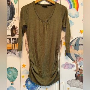 Michael Stars glittery green maternity